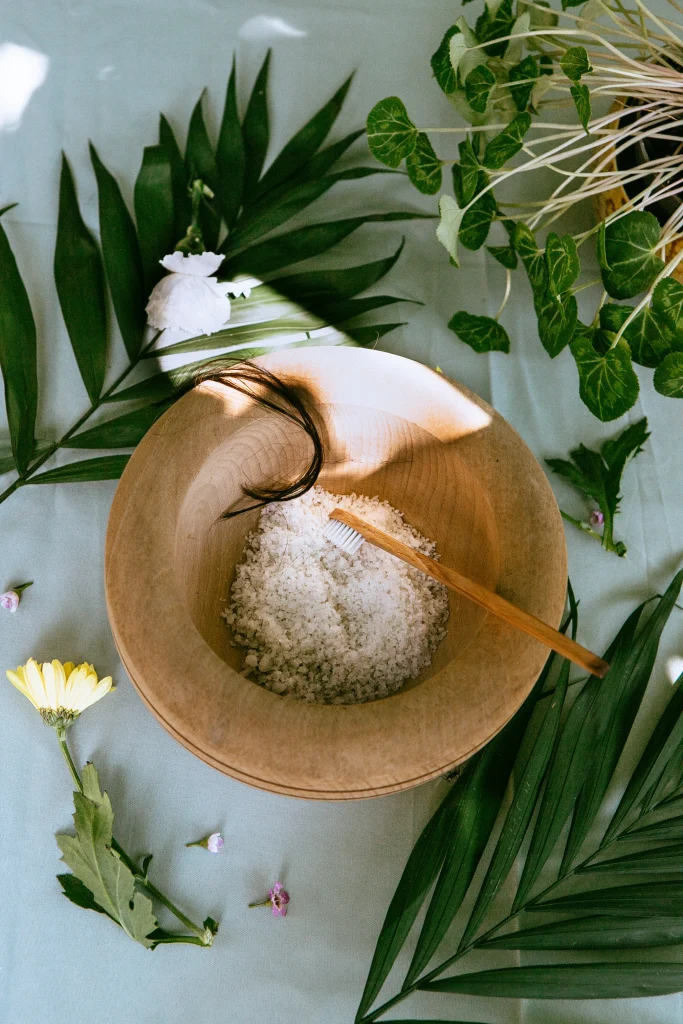 Produits nécessaire au rituel capillaire "green detox"